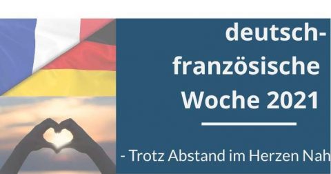 Plakat zur Deutsch-Französischen Woche