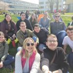 Erlanger Studierenden mit Masterstudierenden (Français langue étrangère) aus Rennes