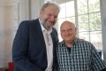 Verabschiedung J. Christl – J. Christl mit G. Lorenz