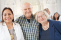Verabschiedung J. Christl – J. Christl mit Frau und C. Vasquez